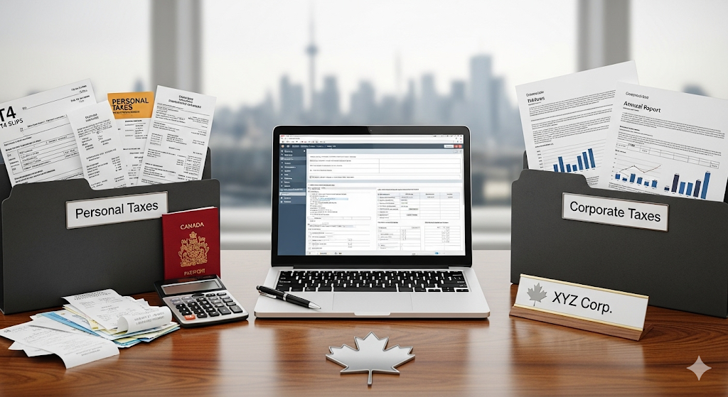 The Difference Between Personal and Corporate Tax Filing in Canada
